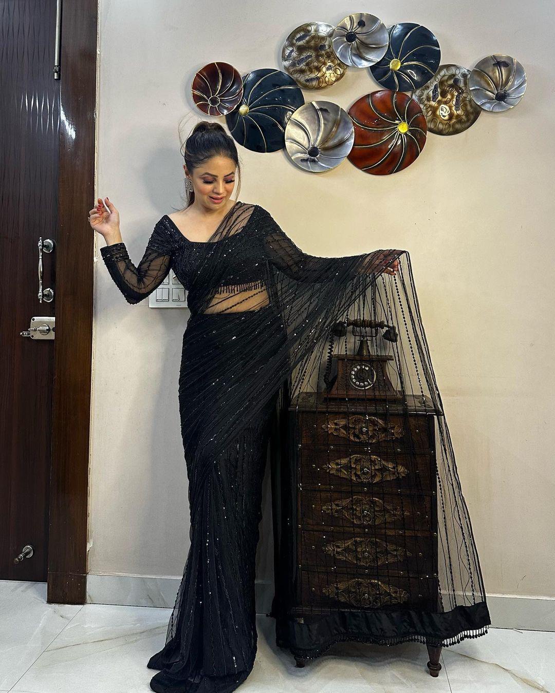 Zayrika Net Saree