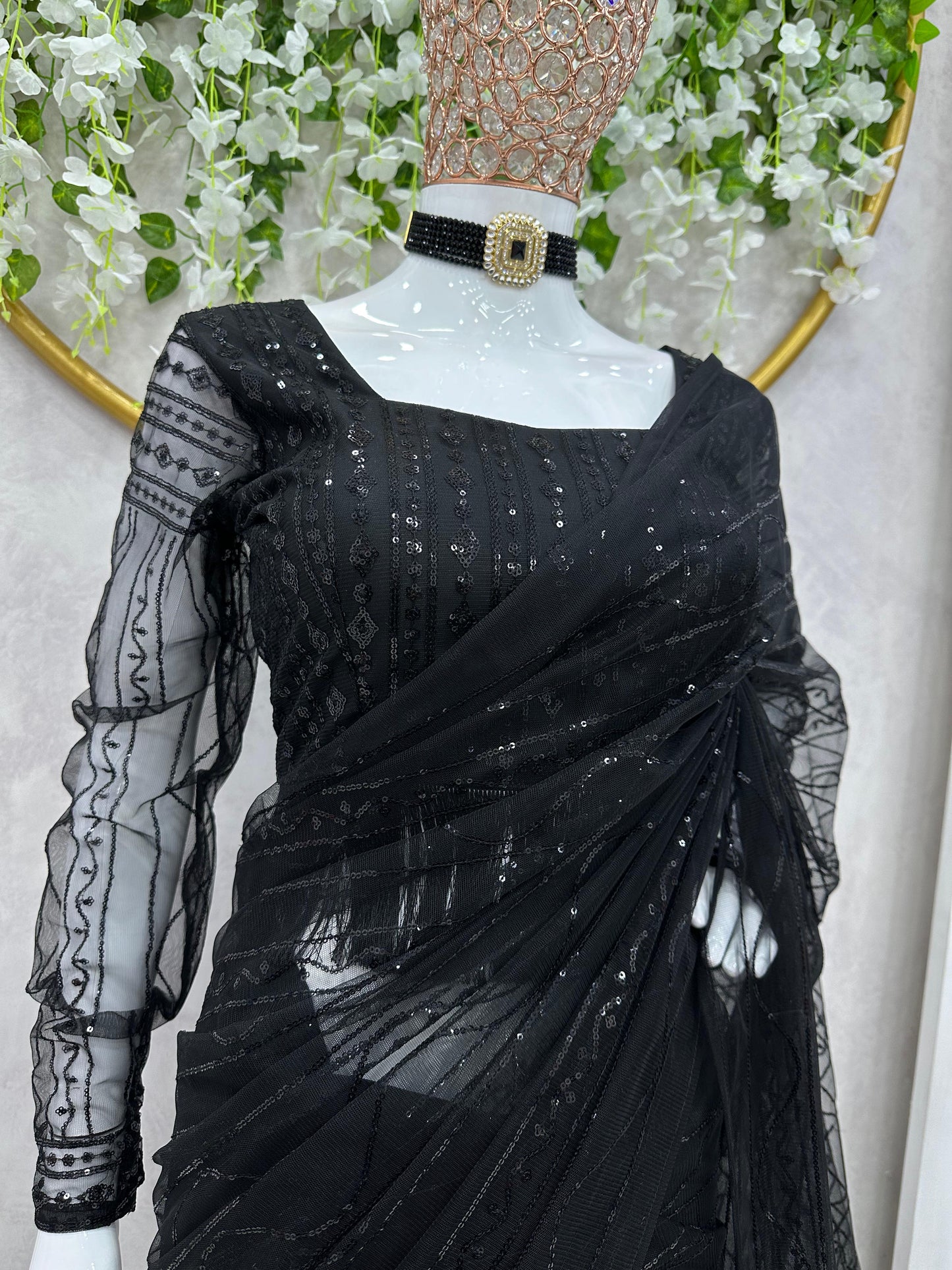 Zayrika Net Saree