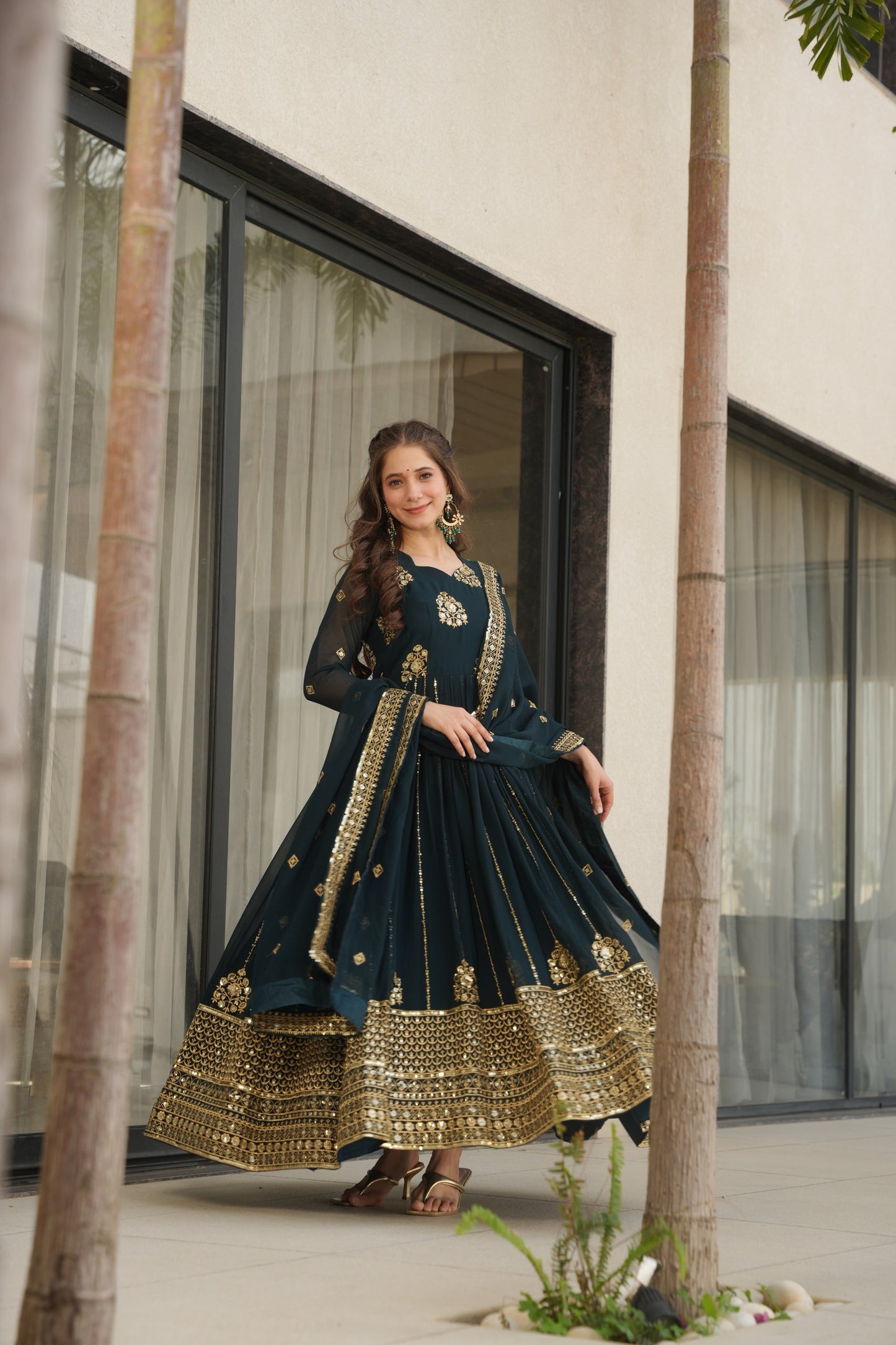 Rama Designer Gown Set