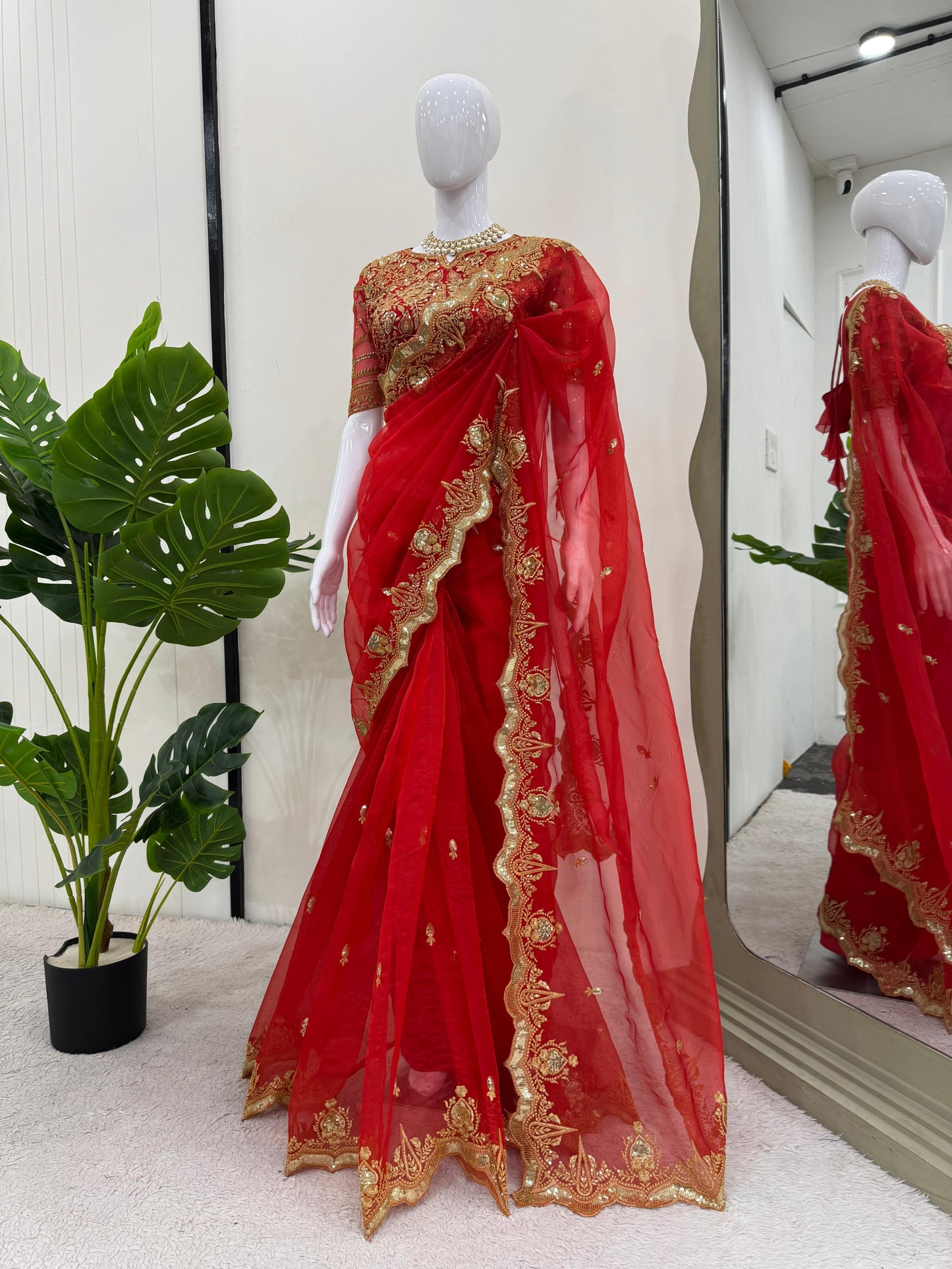 Organza Silk Saree ✨