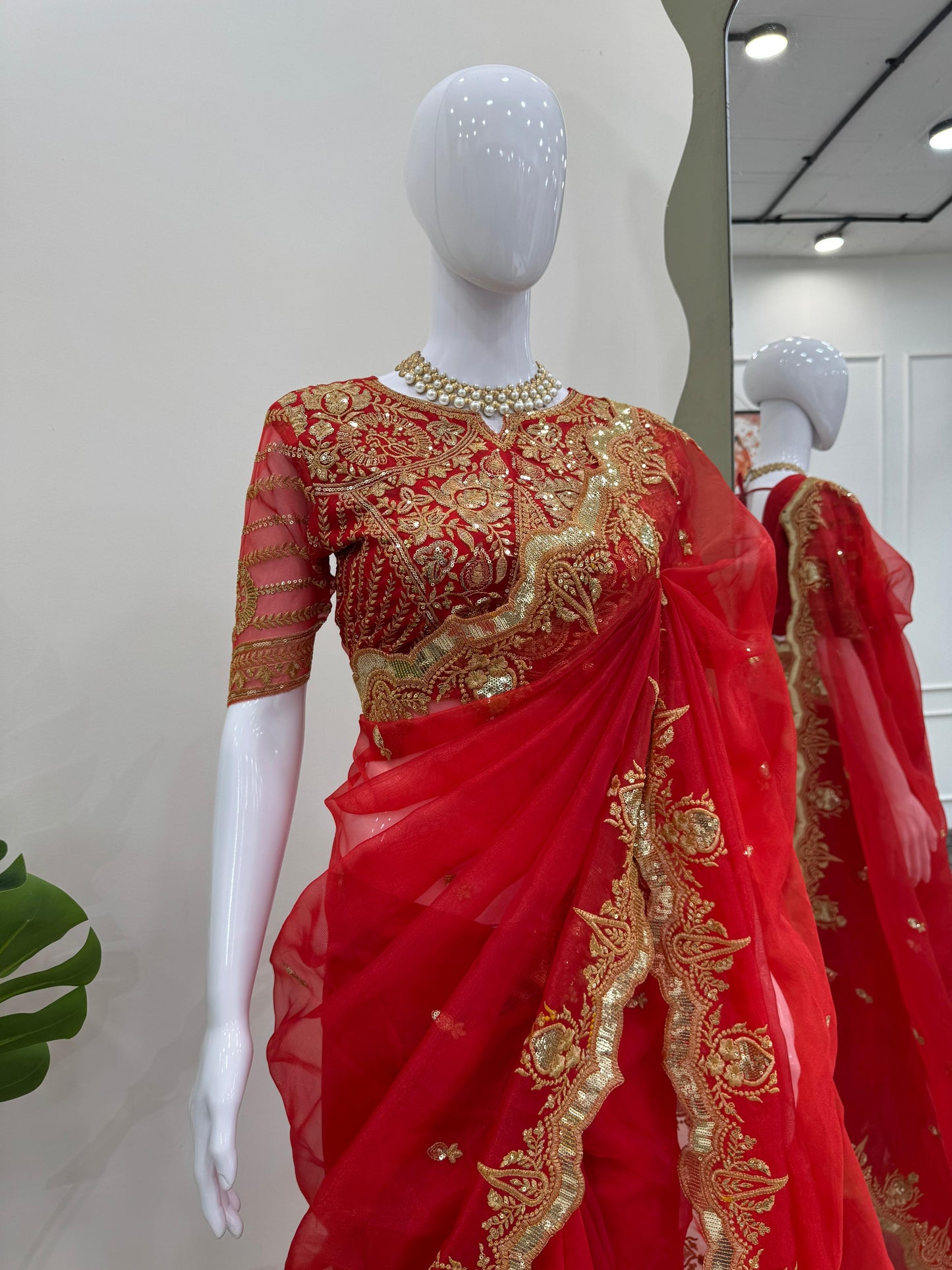 Organza Silk Saree ✨