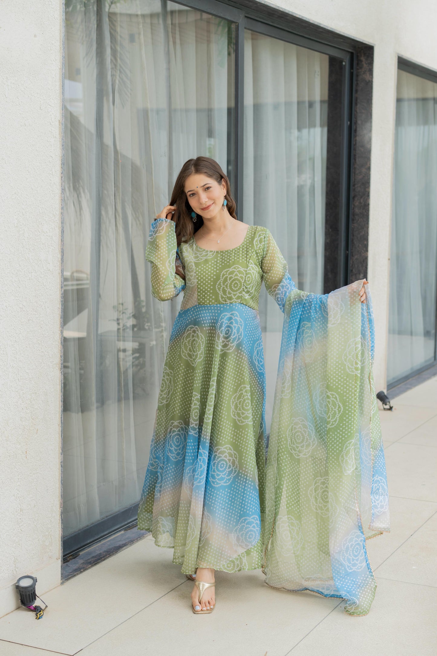 Fiora Party Gown Set