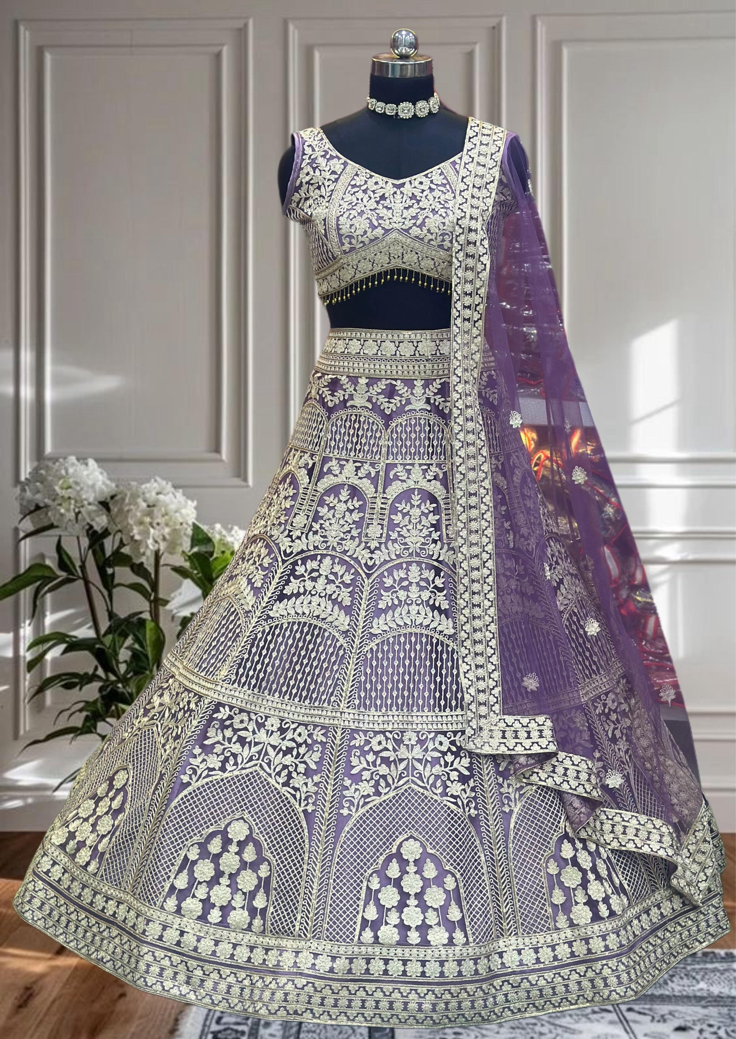 Bridal Net Lehenga