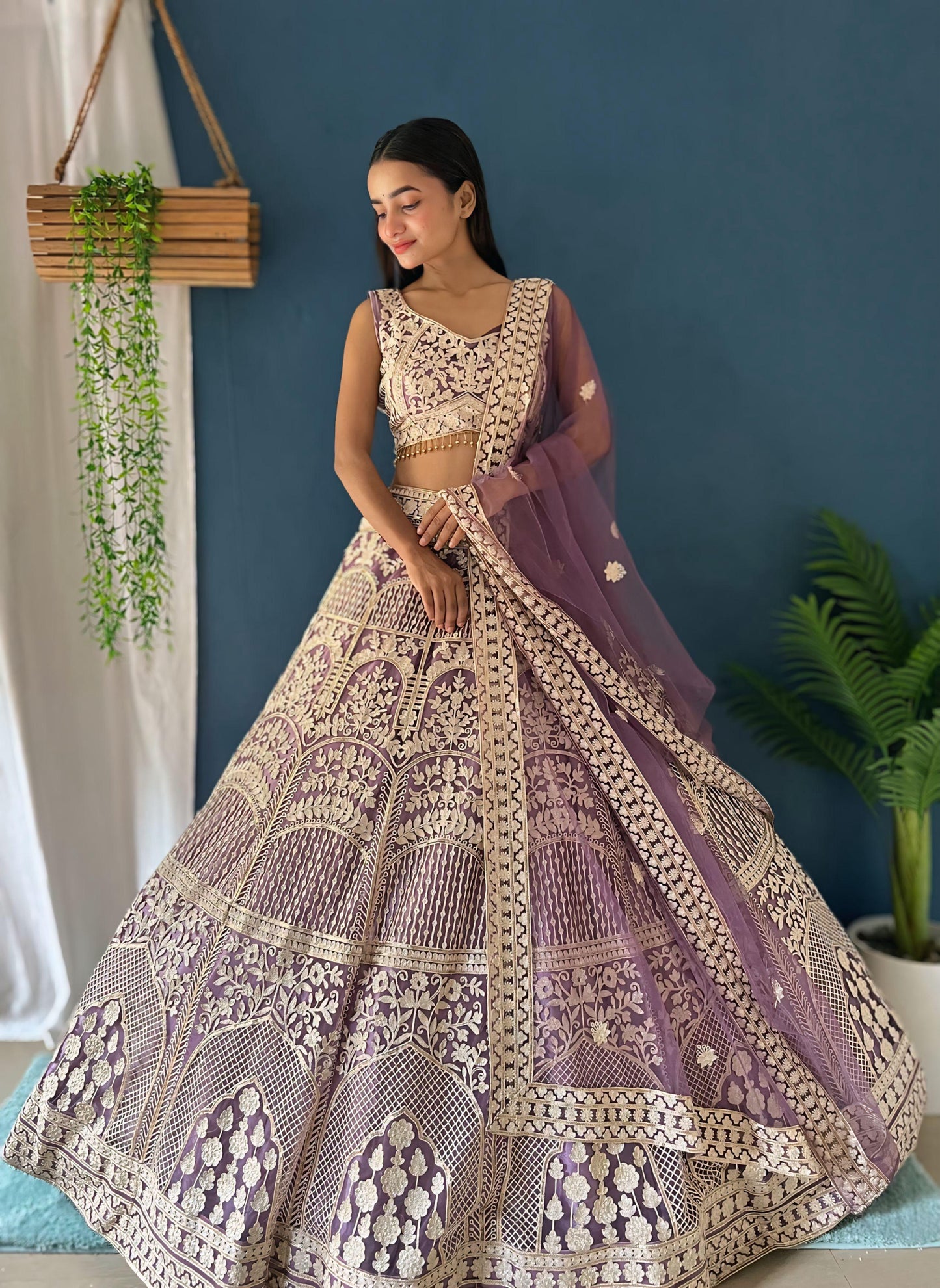 Bridal Net Lehenga