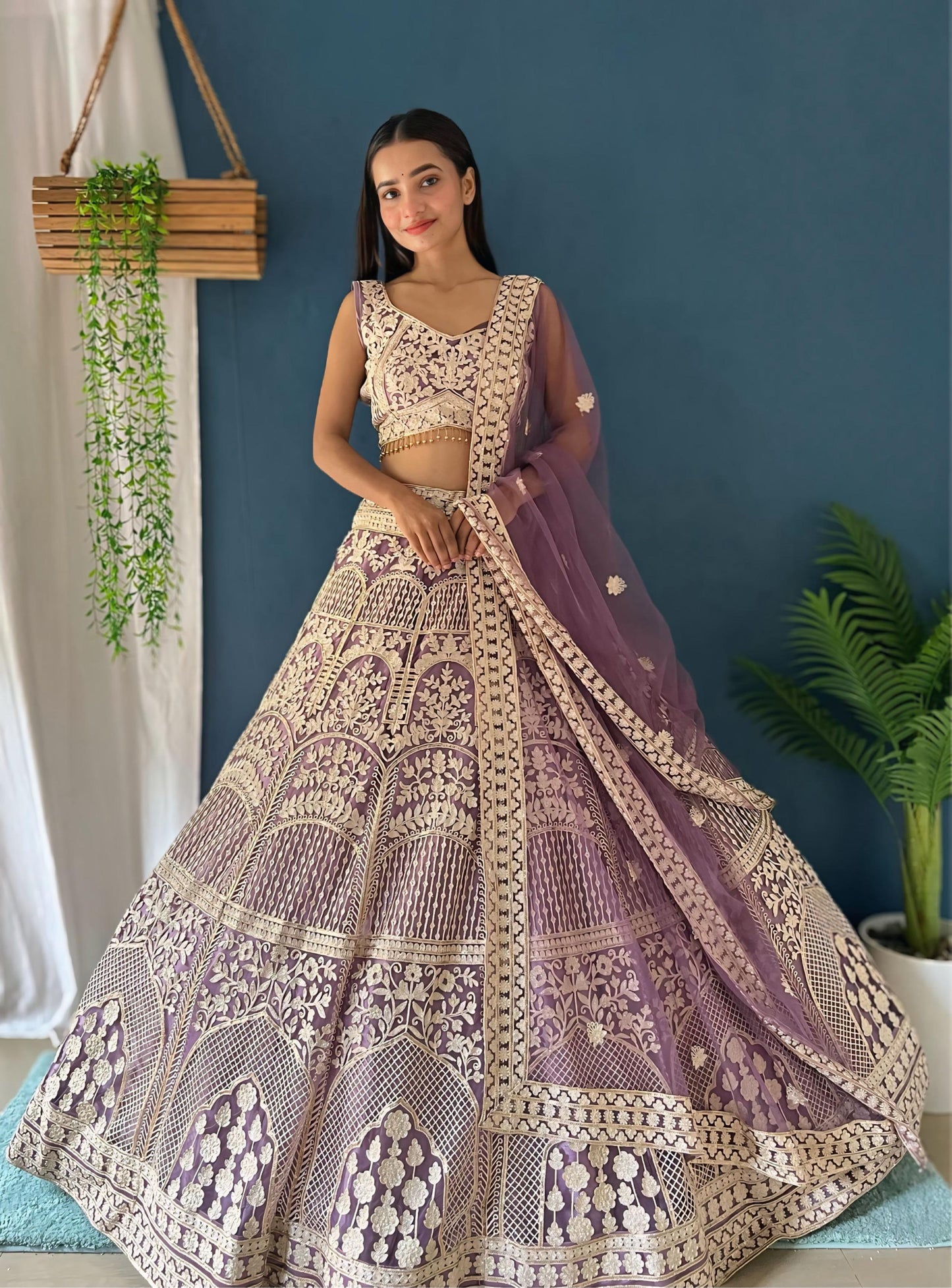Bridal Net Lehenga