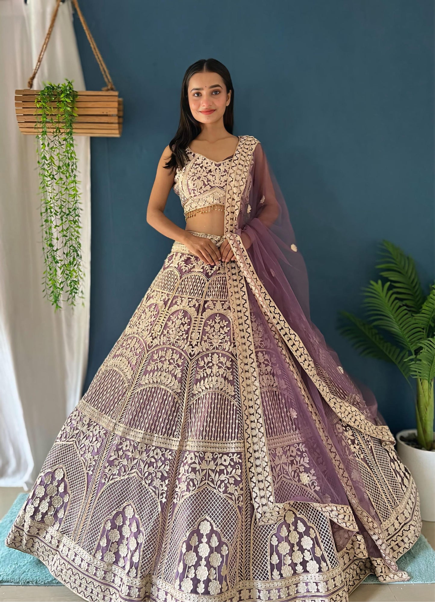 Bridal Net Lehenga