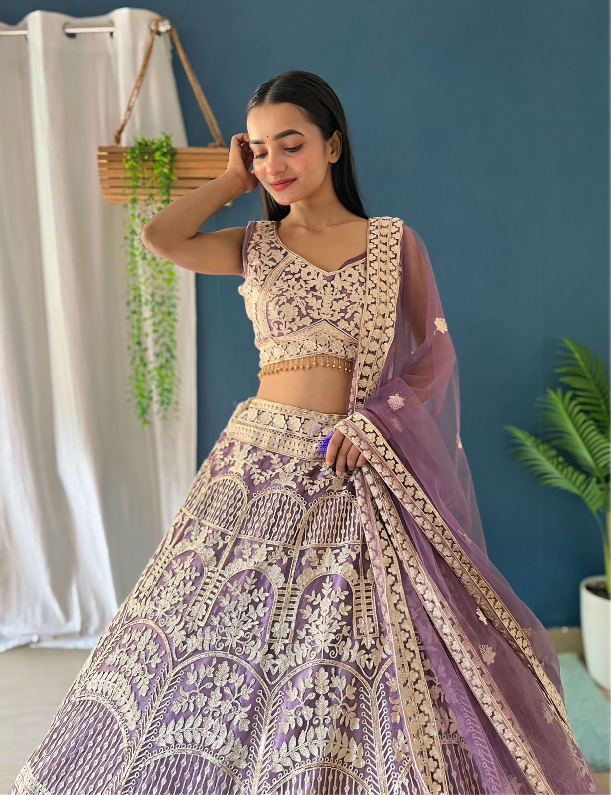 Bridal Net Lehenga