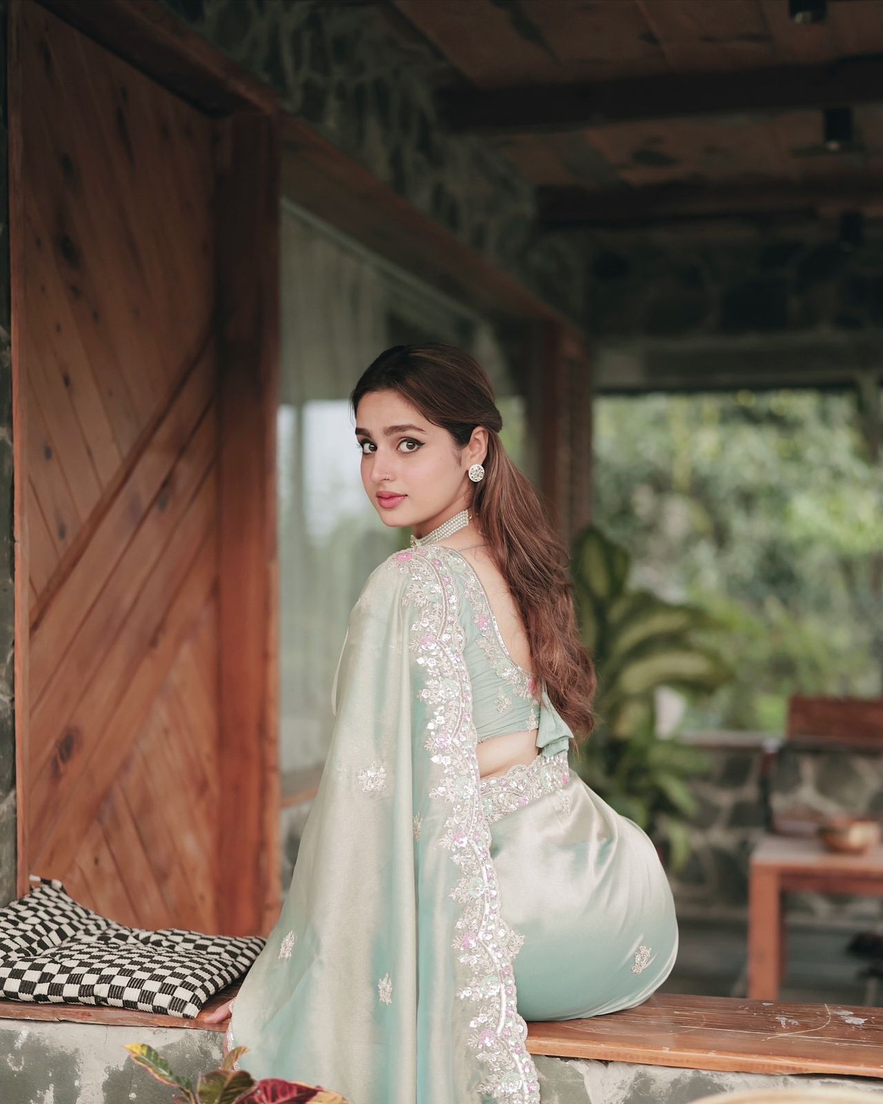 Designer Sequin Saree