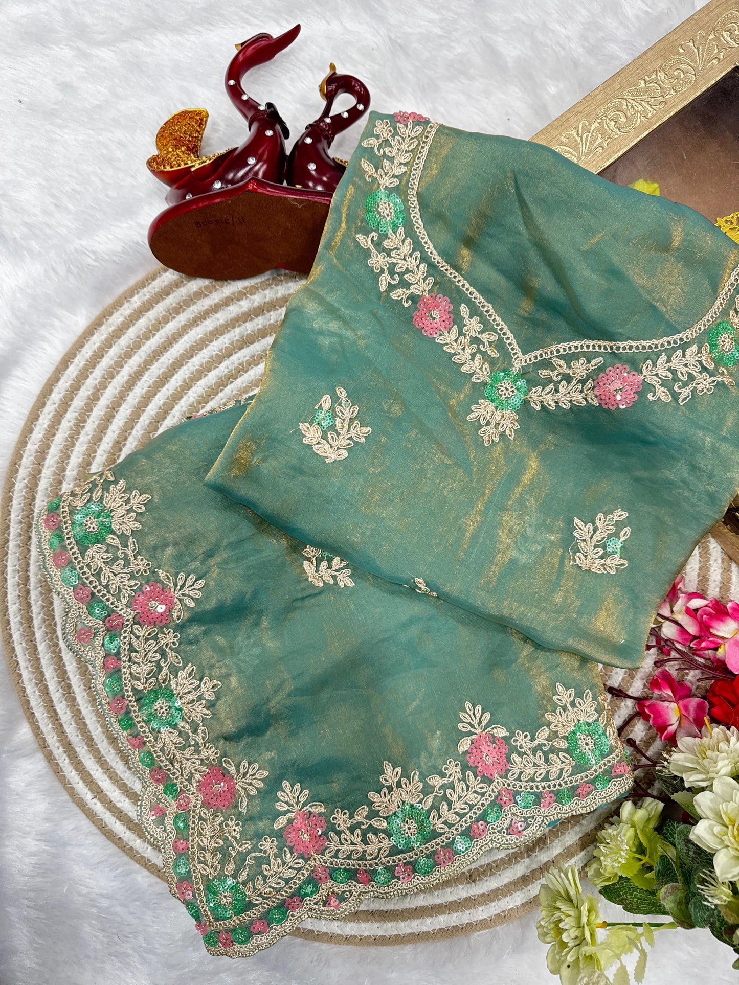 Designer Sequin Saree