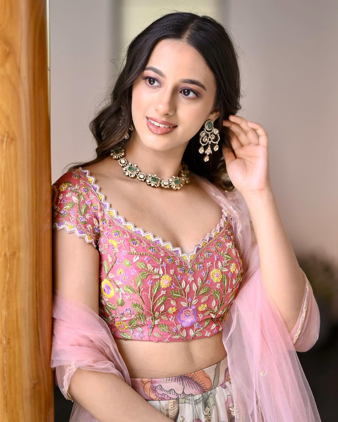 Chinon Silk Lehenga