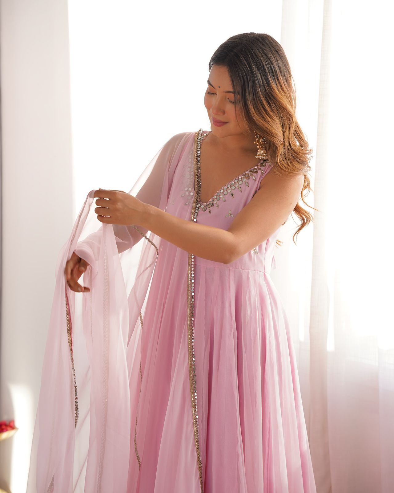 Shimmer Mirror Gown
