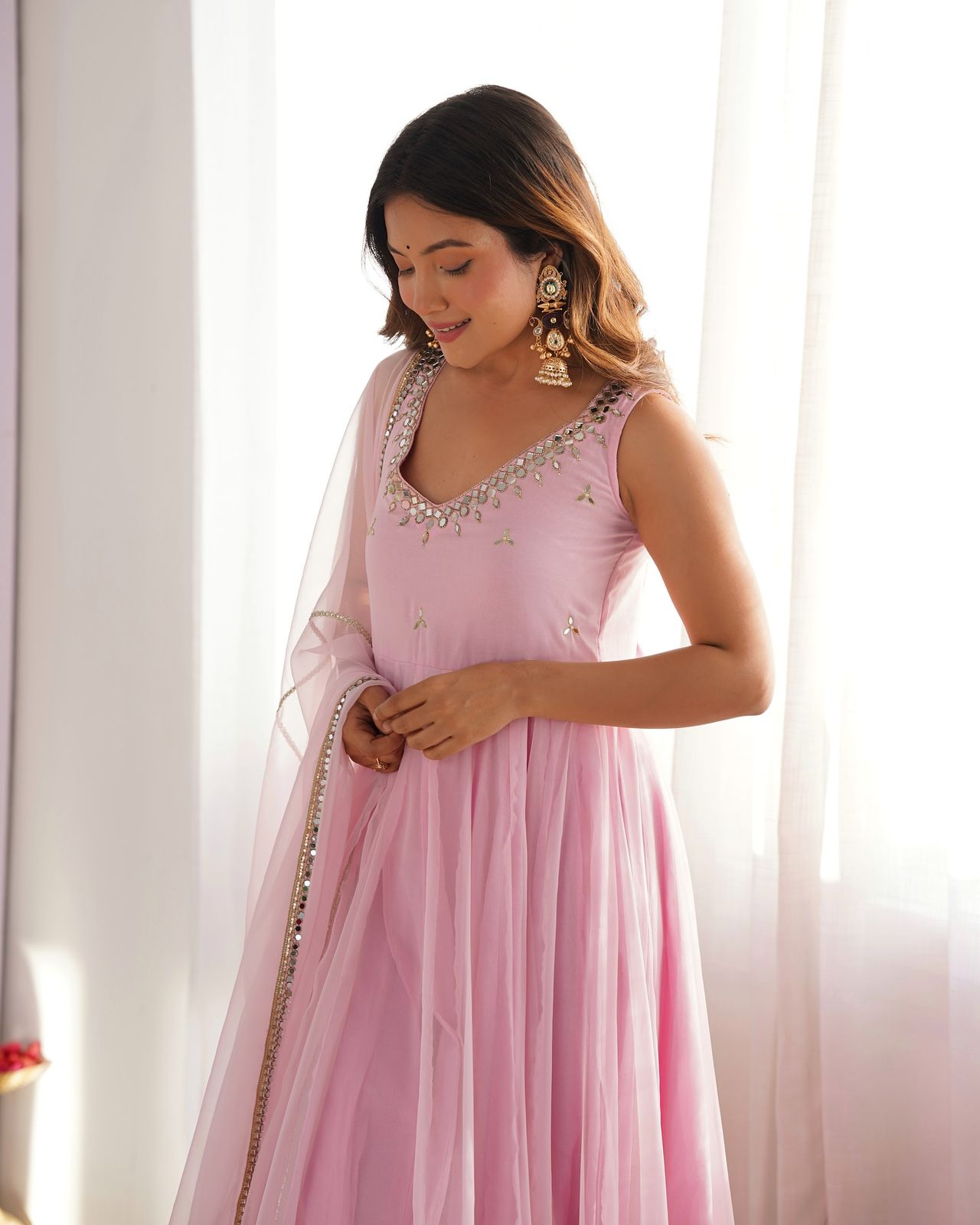 Shimmer Mirror Gown