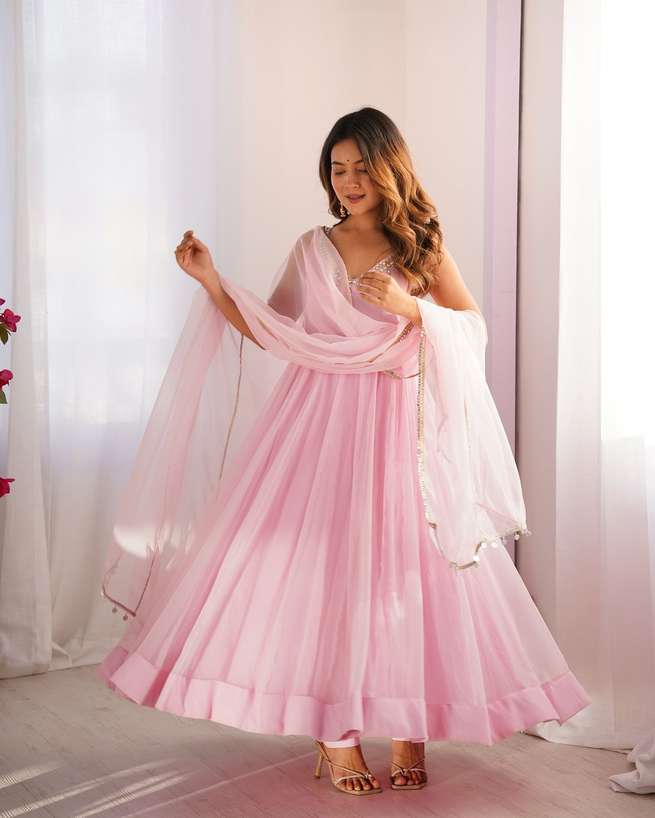 Shimmer Mirror Gown