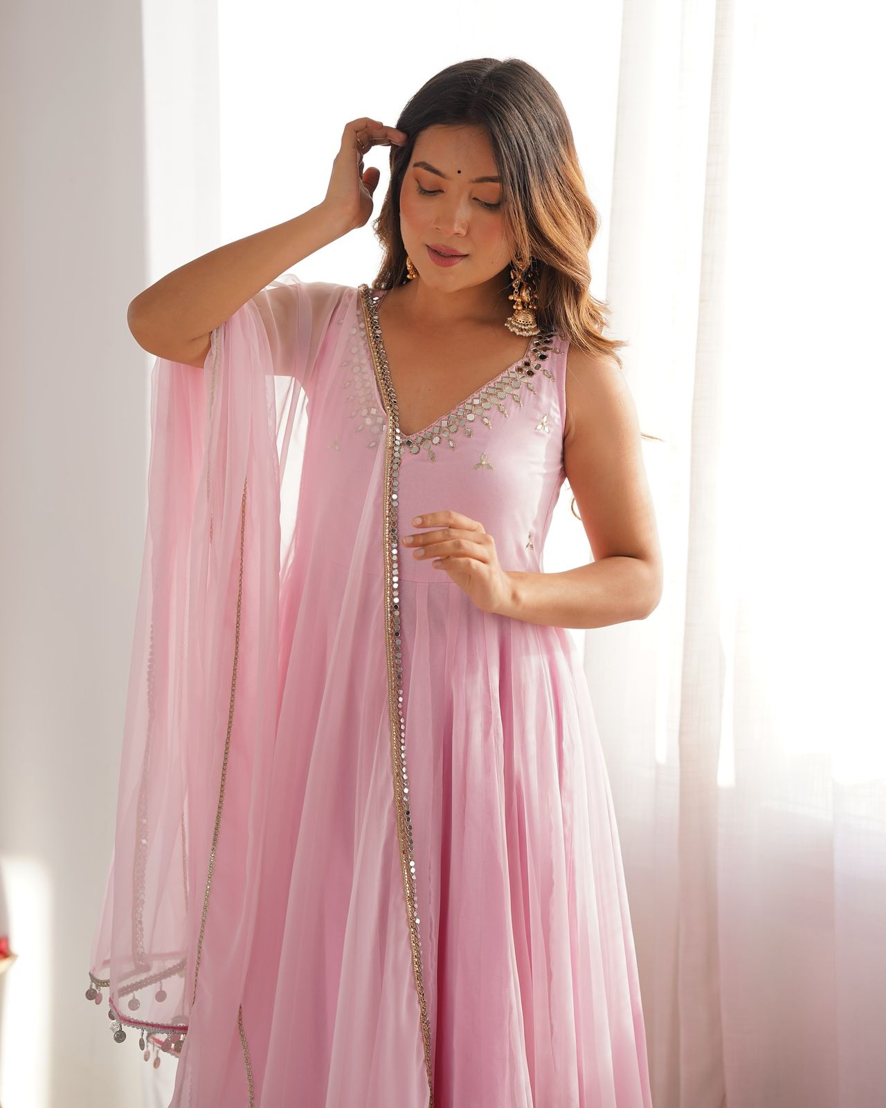 Shimmer Mirror Gown