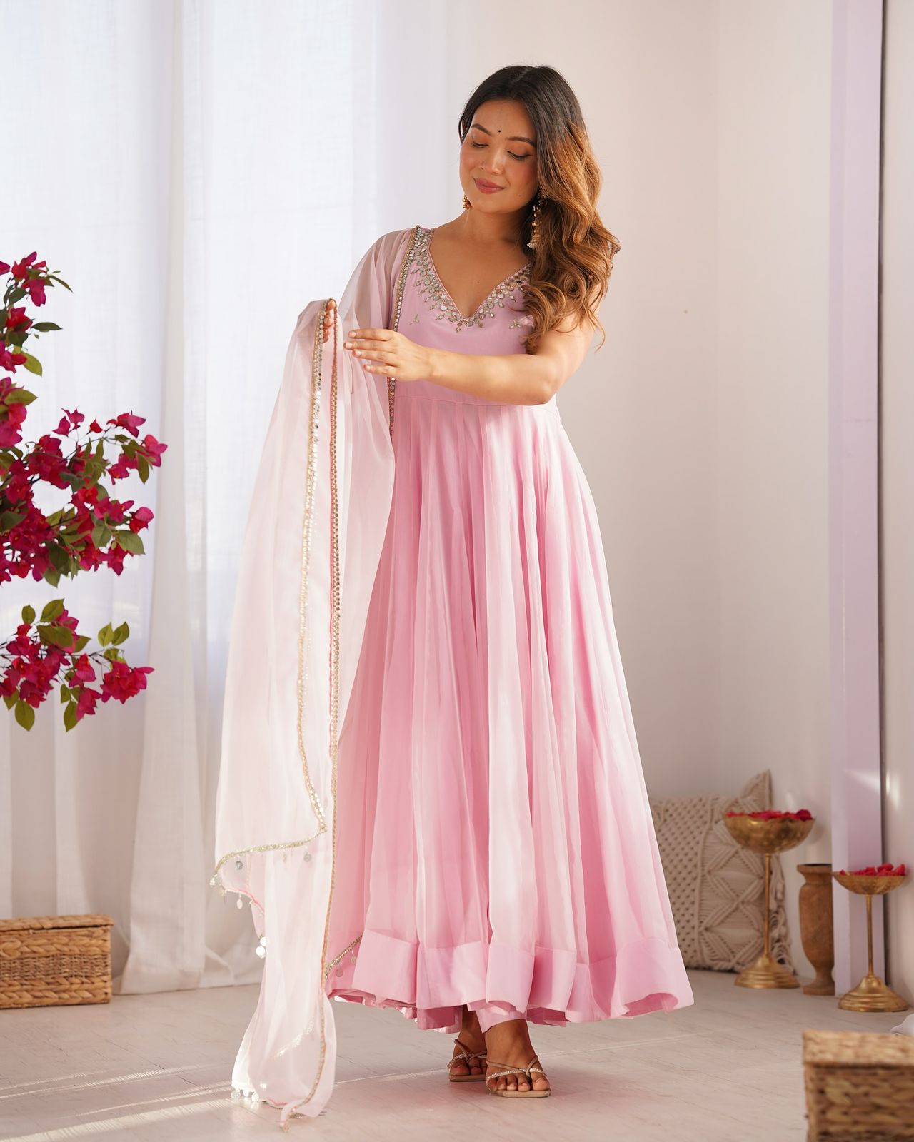 Shimmer Mirror Gown