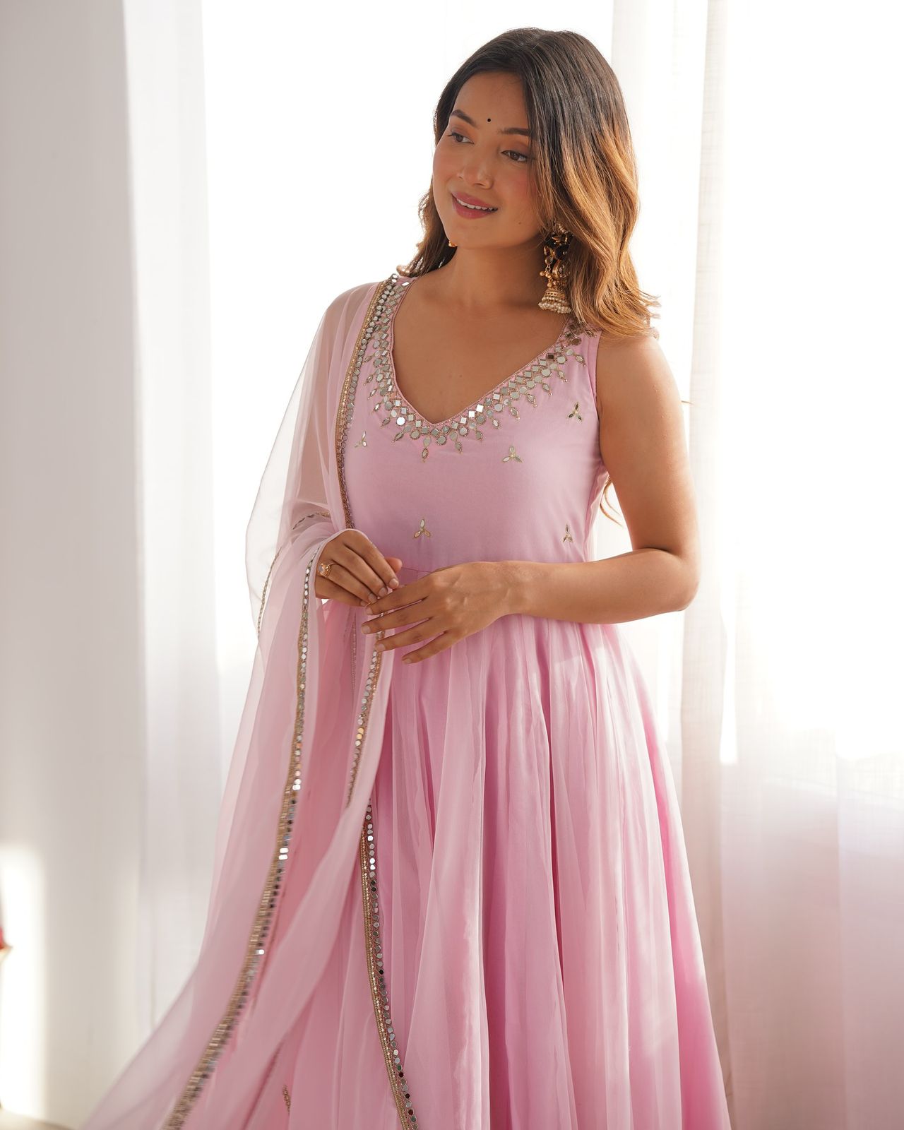 Shimmer Mirror Gown