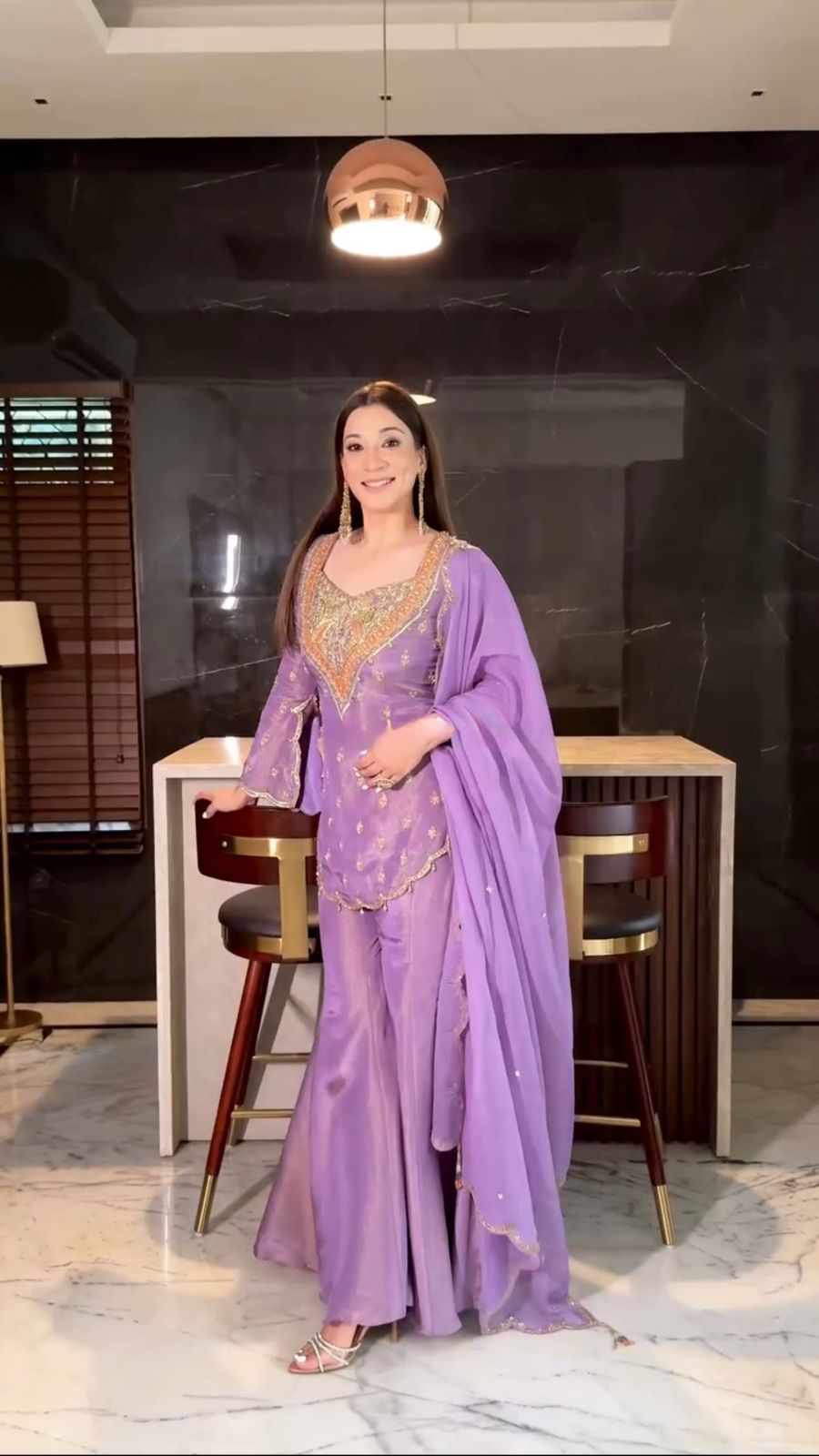 Simar Silk Palazzo Set