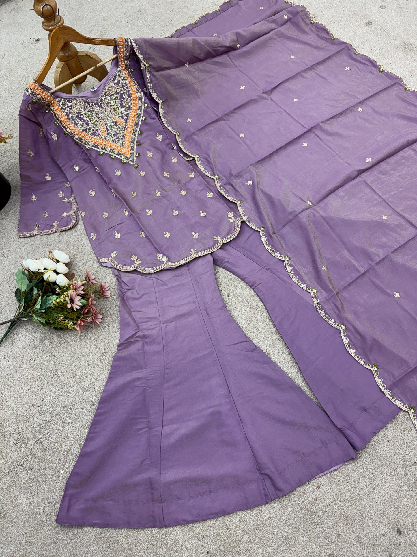 Simar Silk Palazzo Set