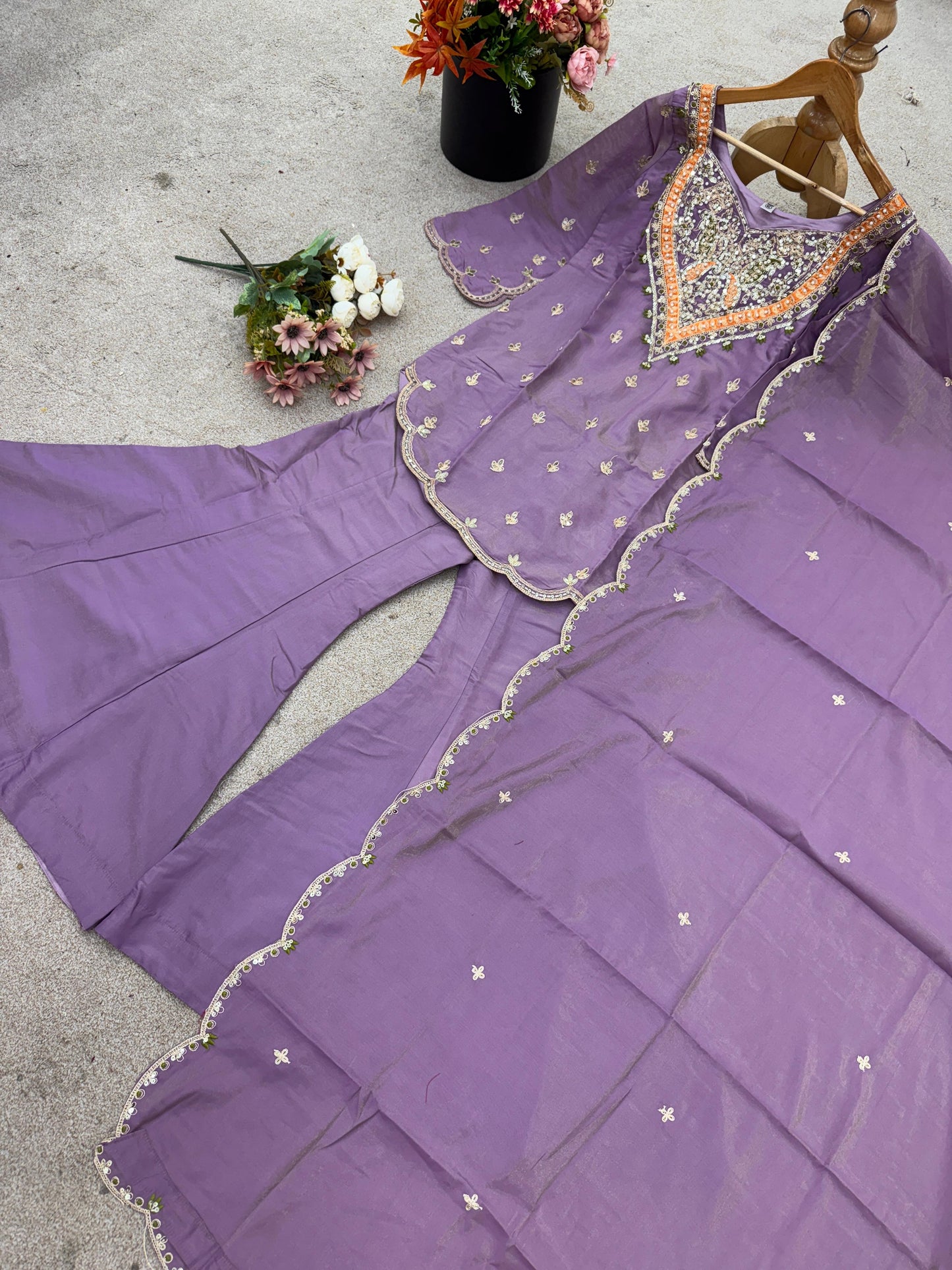 Simar Silk Palazzo Set