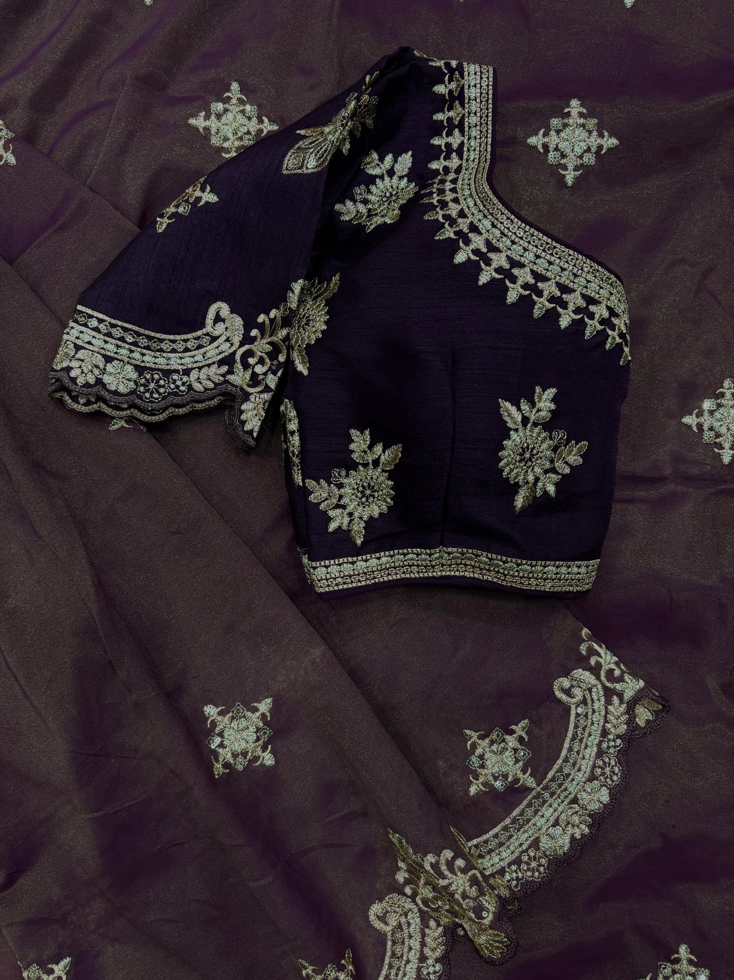 Purple Royal Saree π