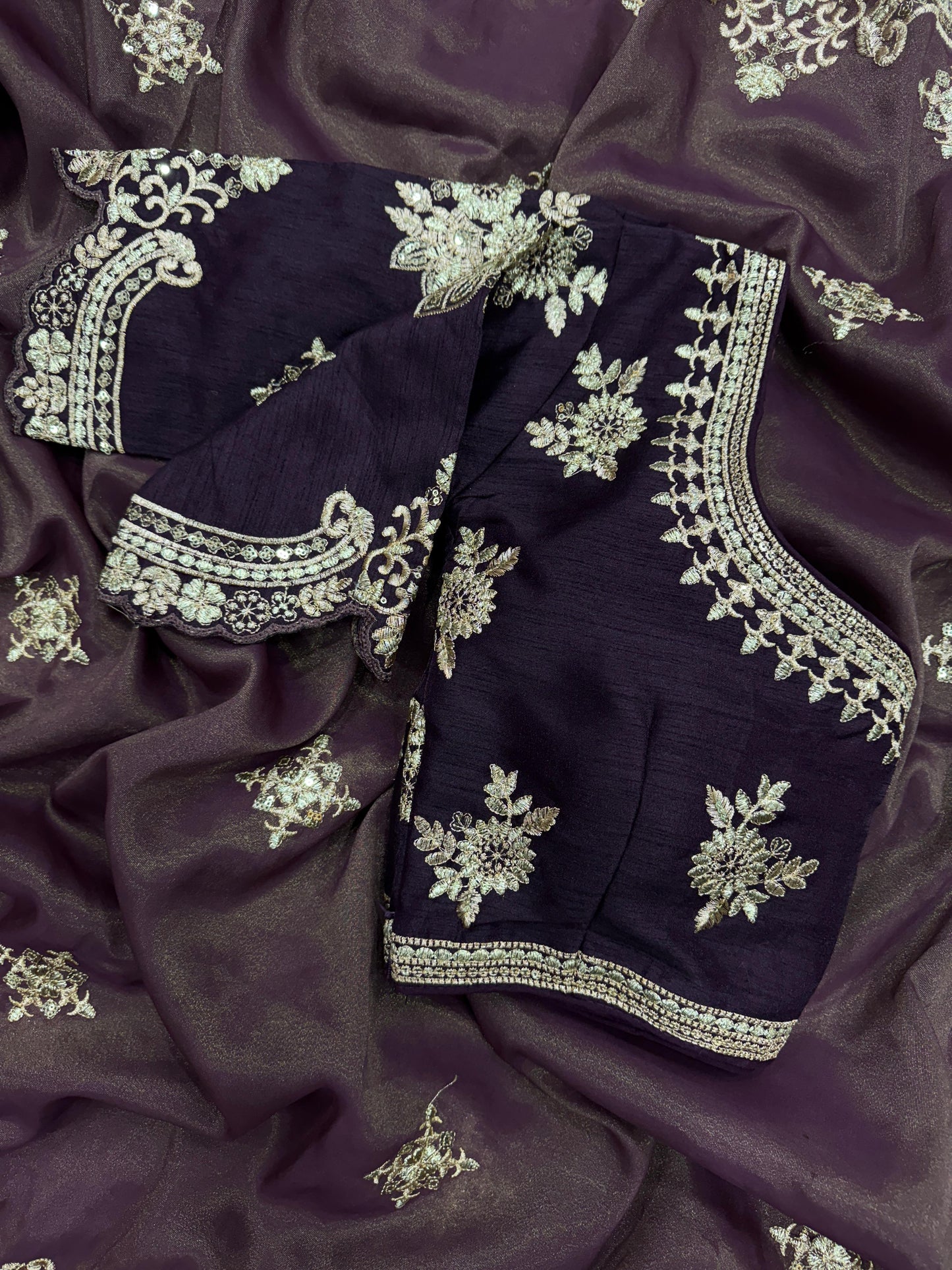 Purple Royal Saree π