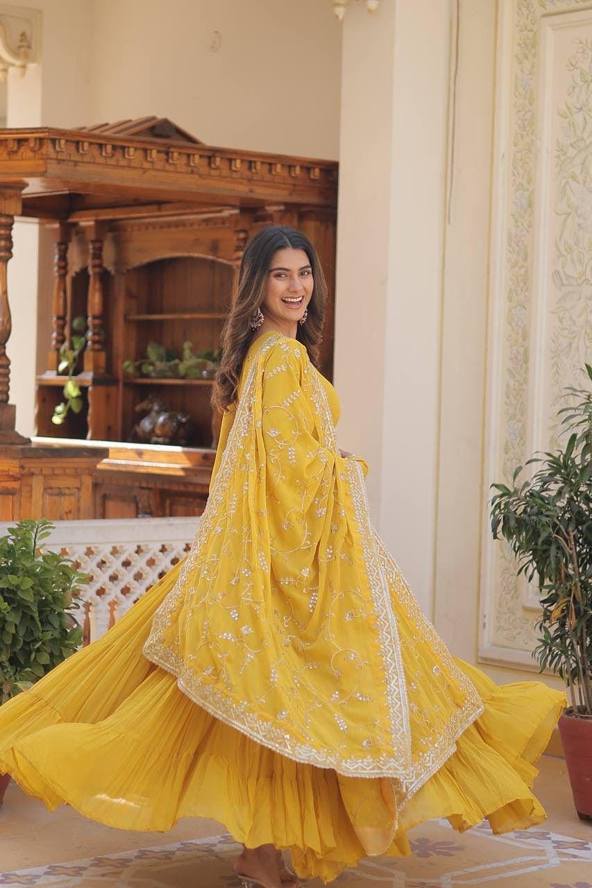 Frill Royale Gown