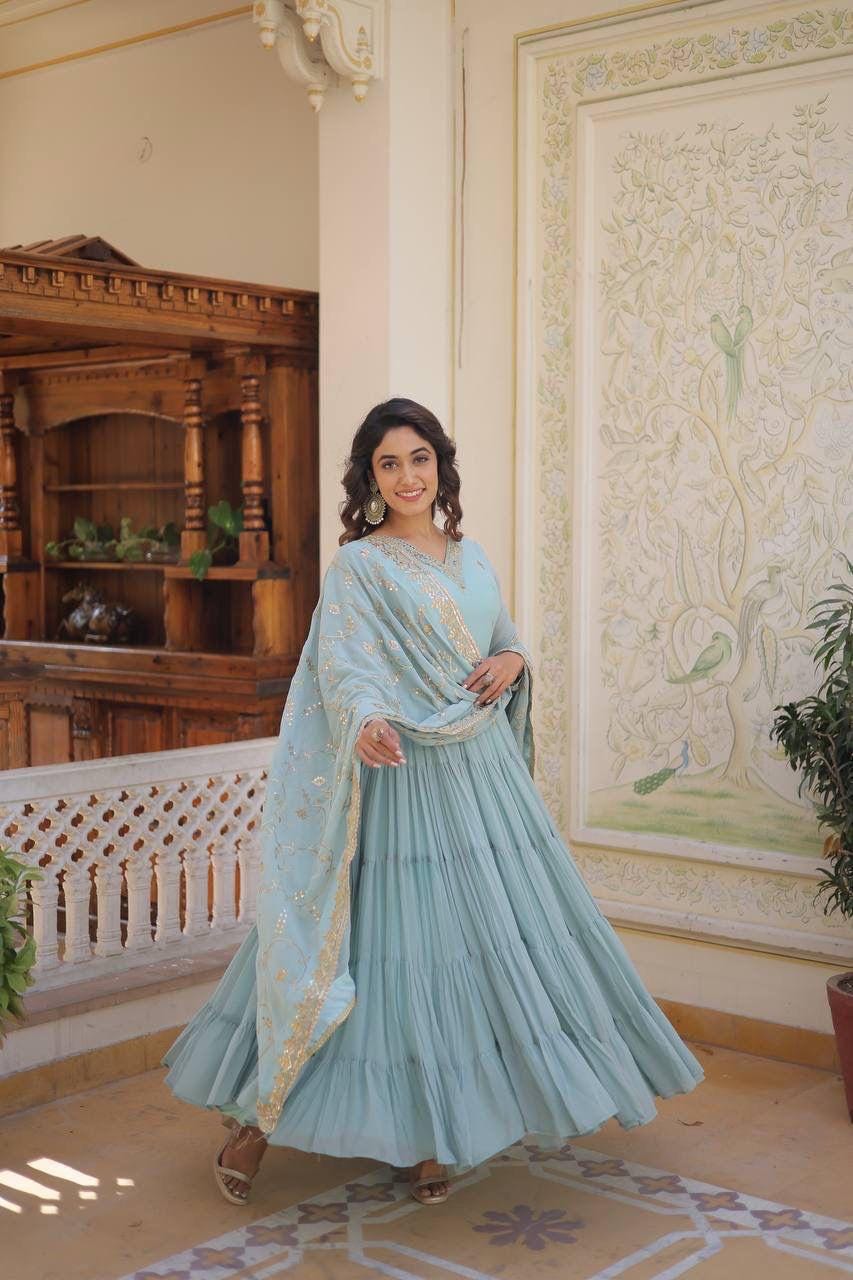 Frill Royale Gown