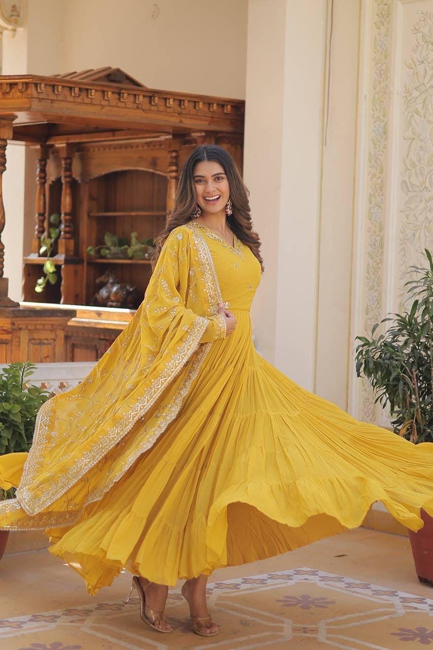 Frill Royale Gown