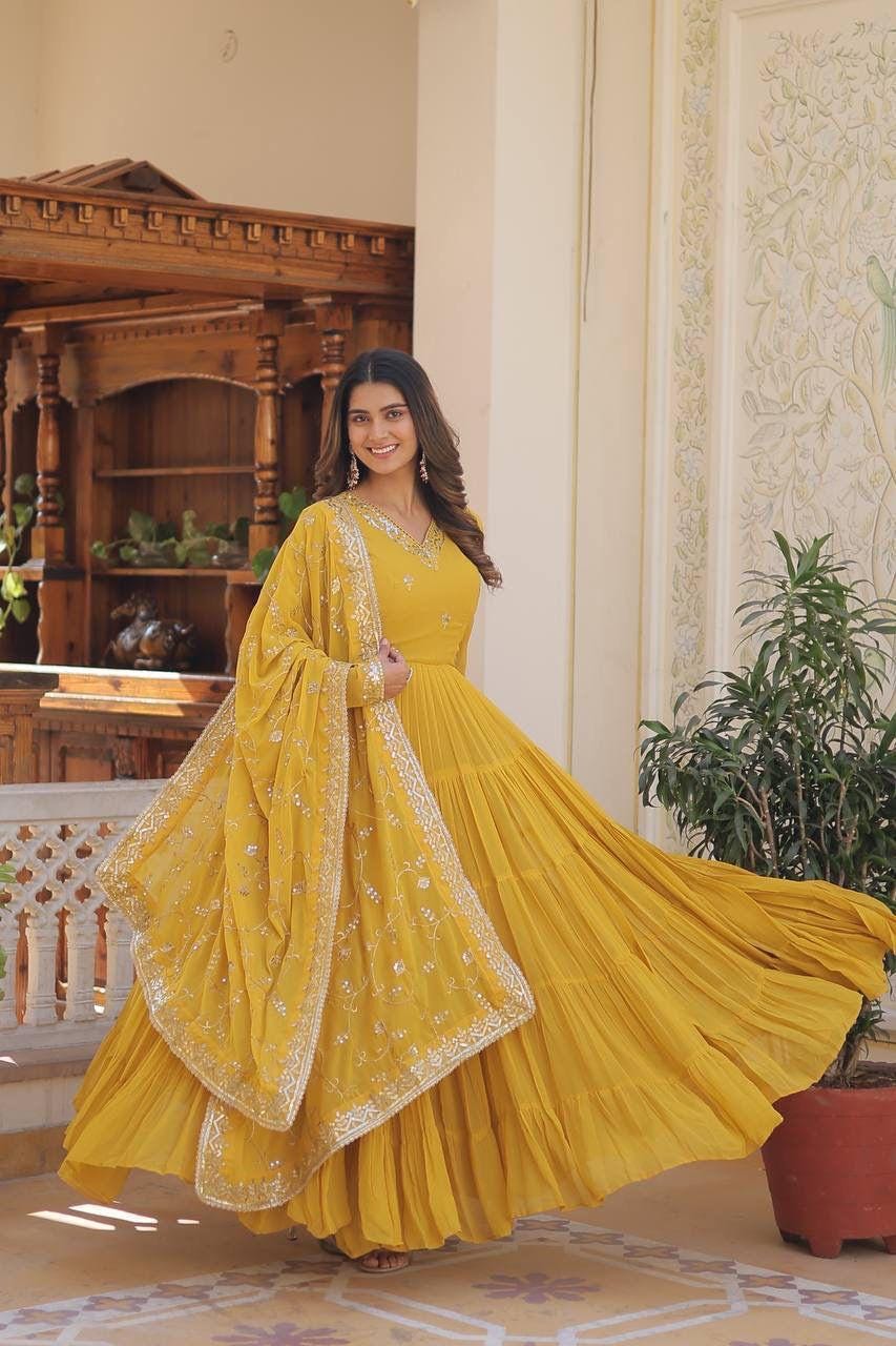 Frill Royale Gown