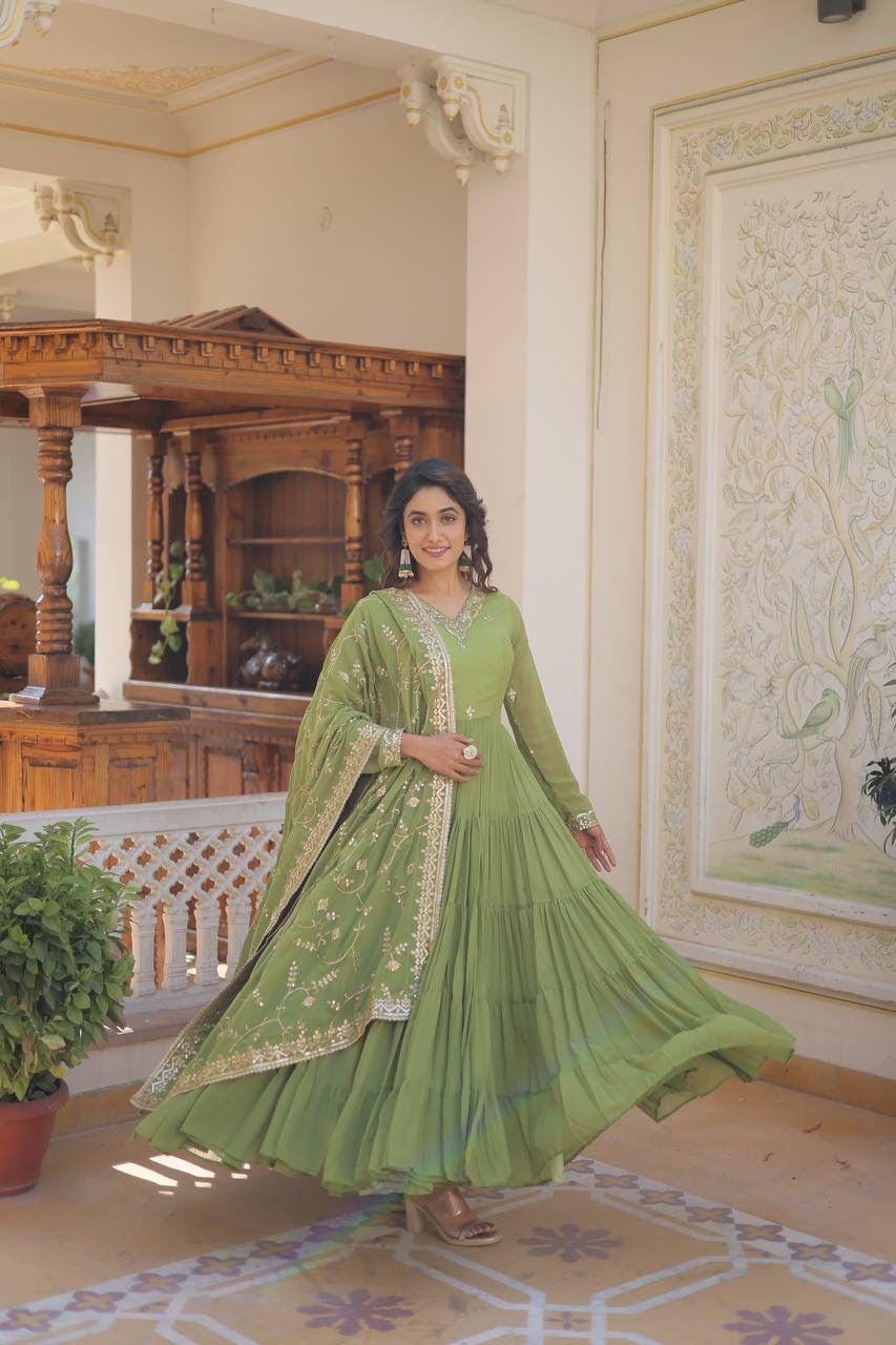 Frill Royale Gown