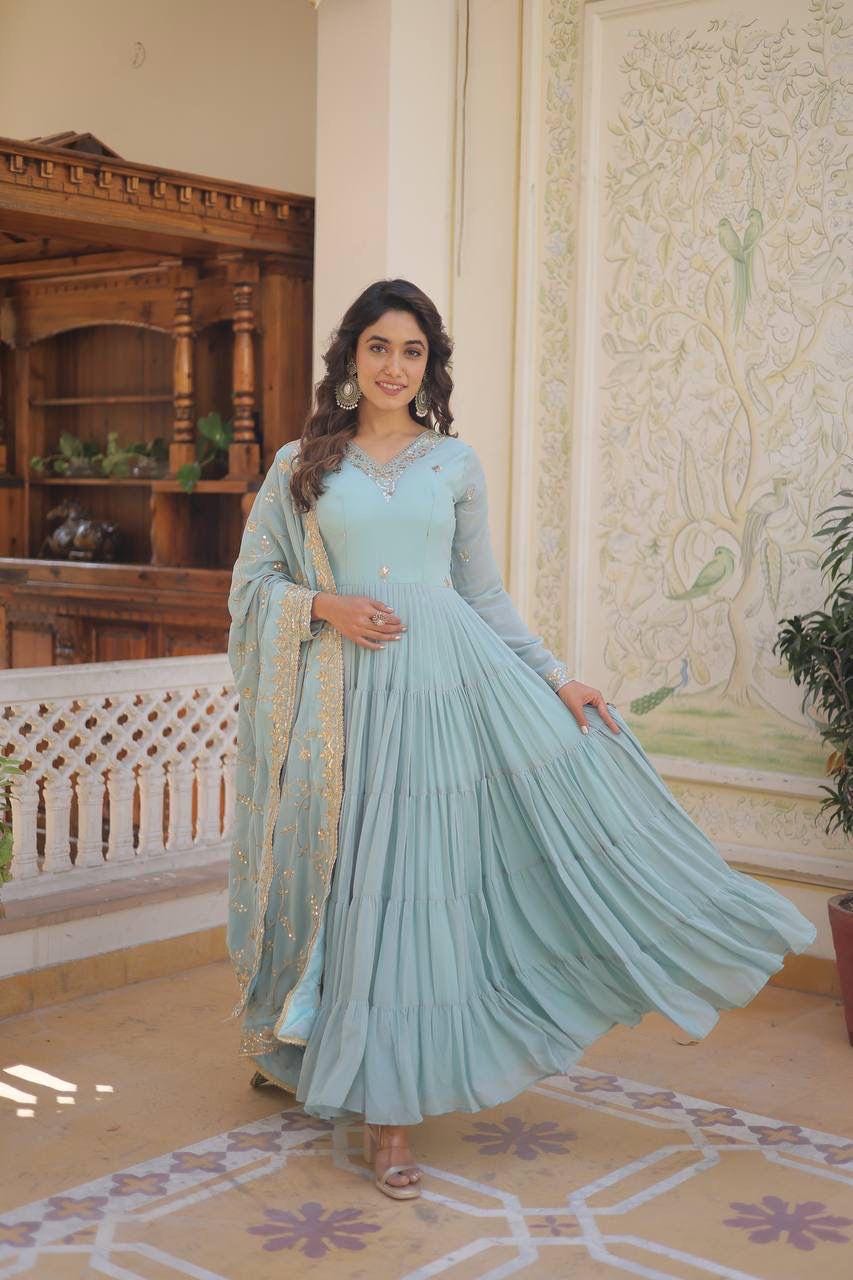 Frill Royale Gown
