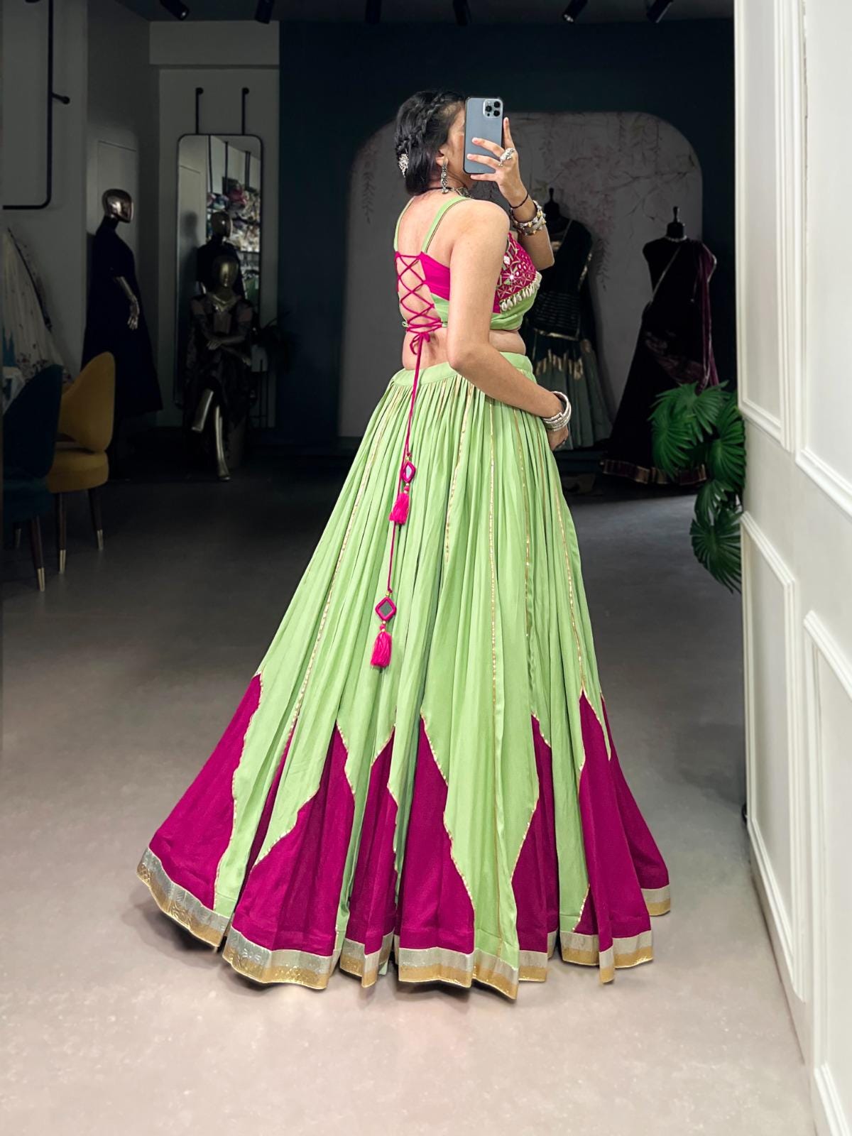 Garba Shine Lehenga