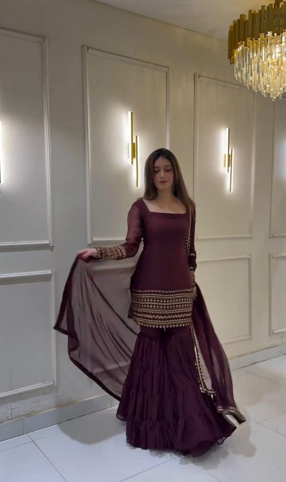 Glam Sharara Charm