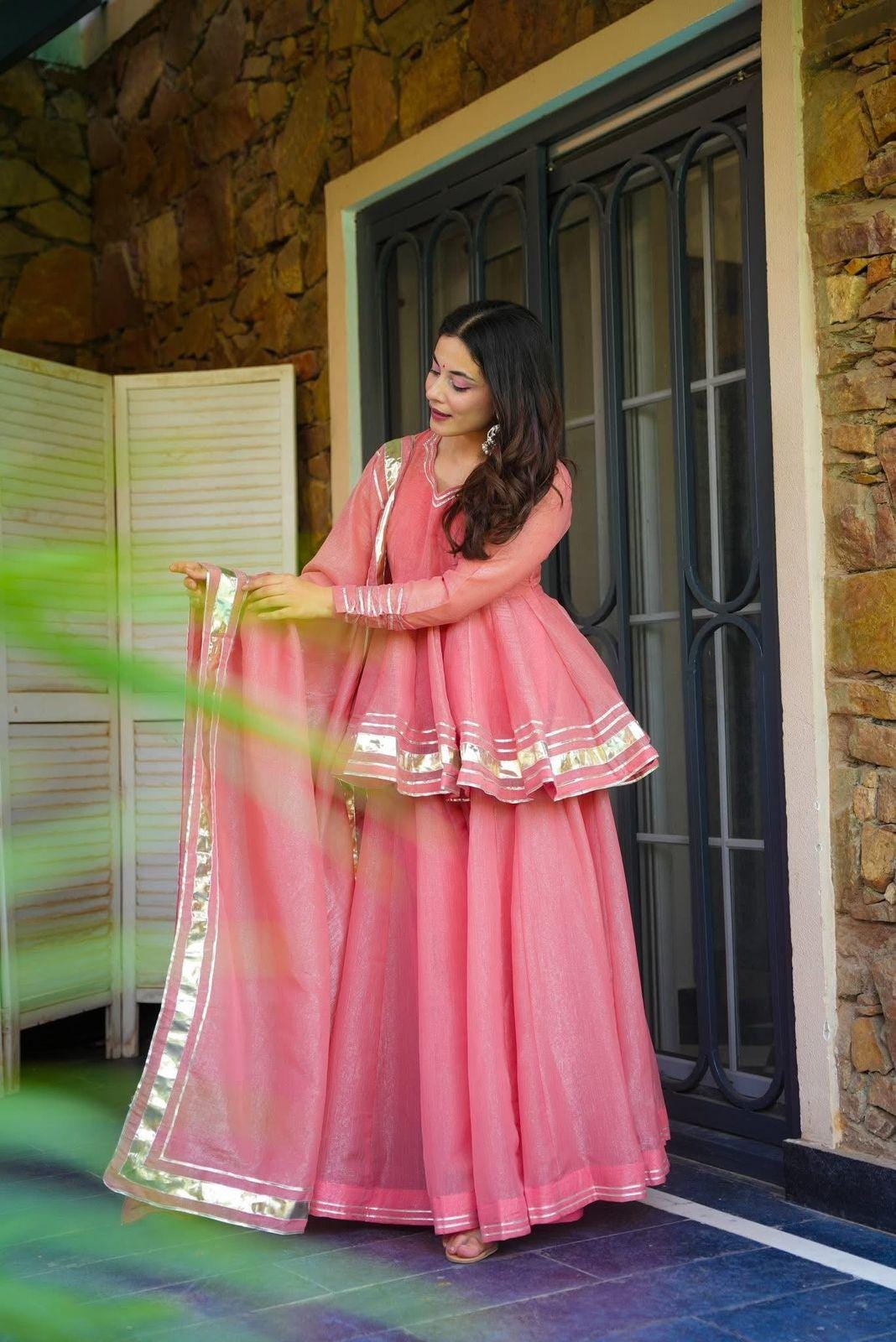 Organza Sharara Set