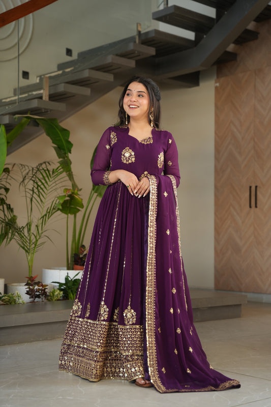 Zayrika Ethnic Gown Dress