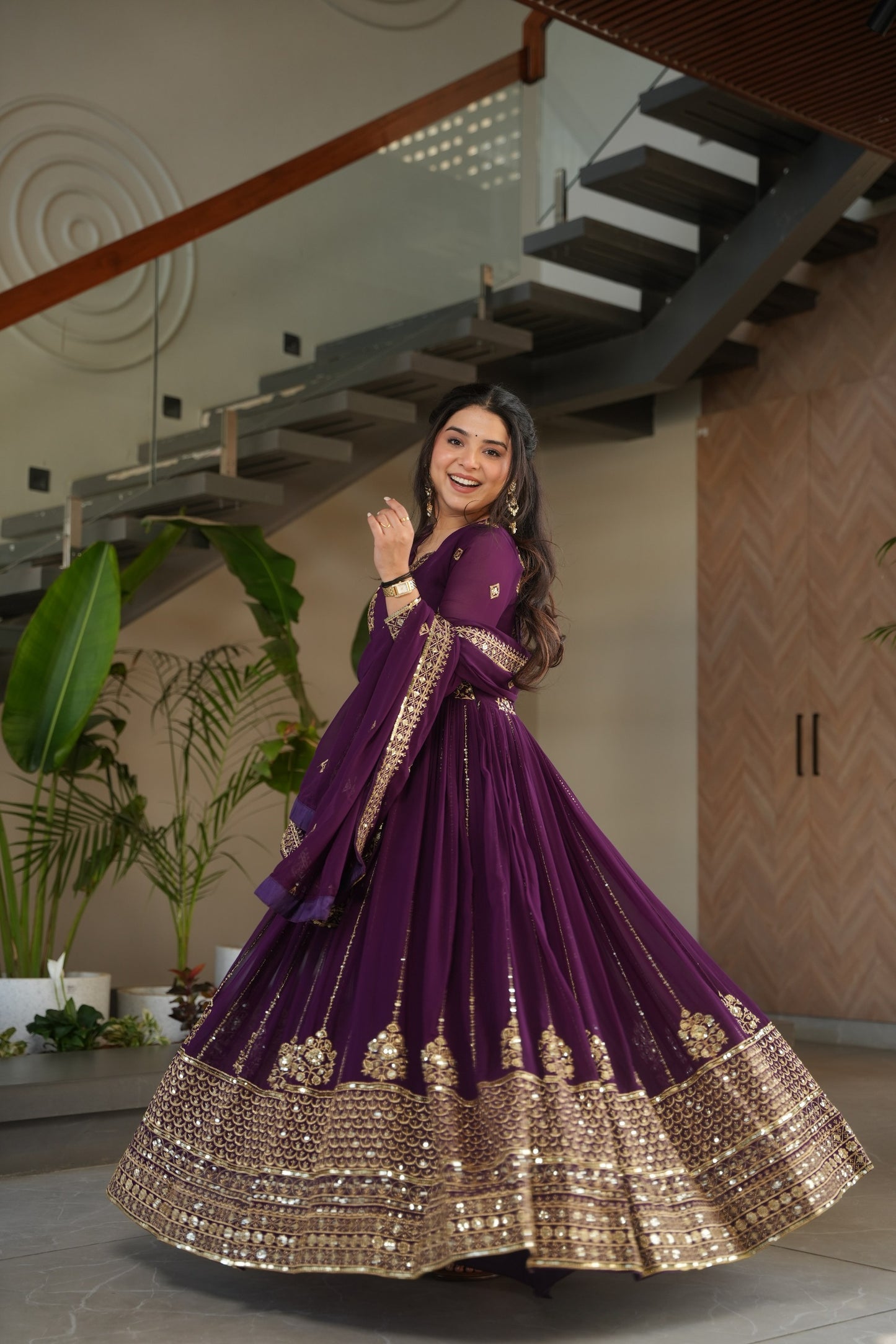 Zayrika Ethnic Gown Dress