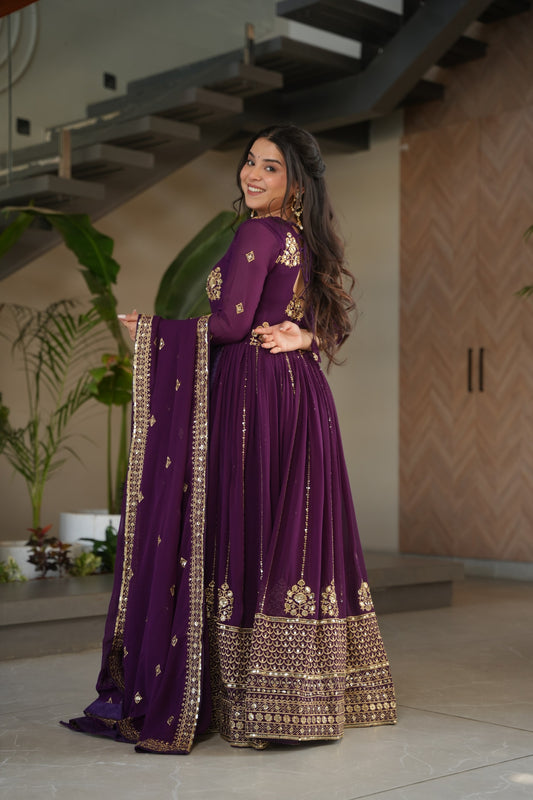 Zayrika Ethnic Gown Dress