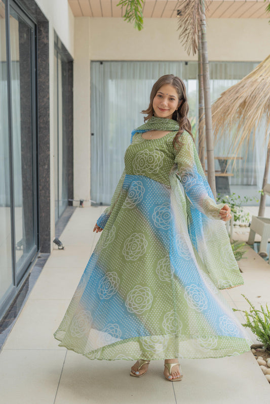 Fiora Party Gown Set