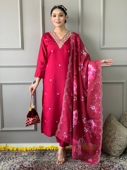 Roman Red Elegance