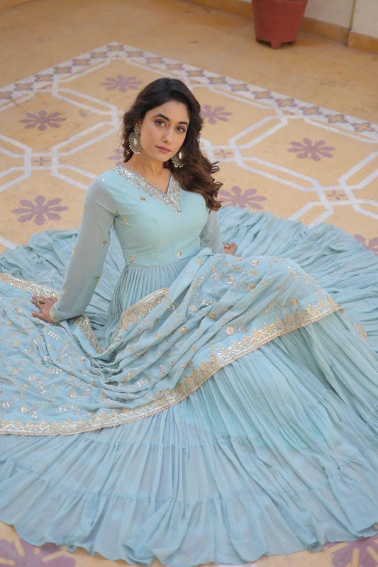 Frill Royale Gown