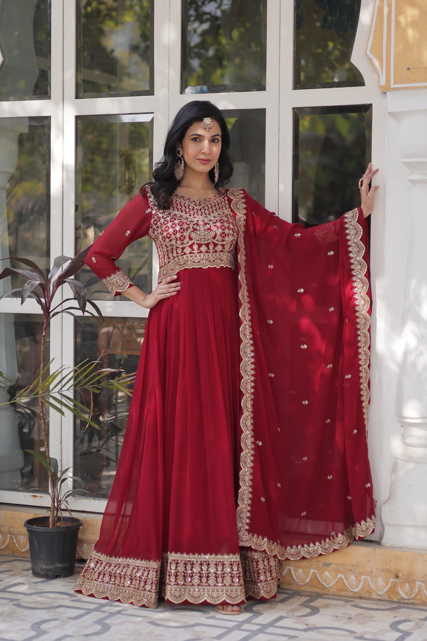 Ethnic Sparkle Gown