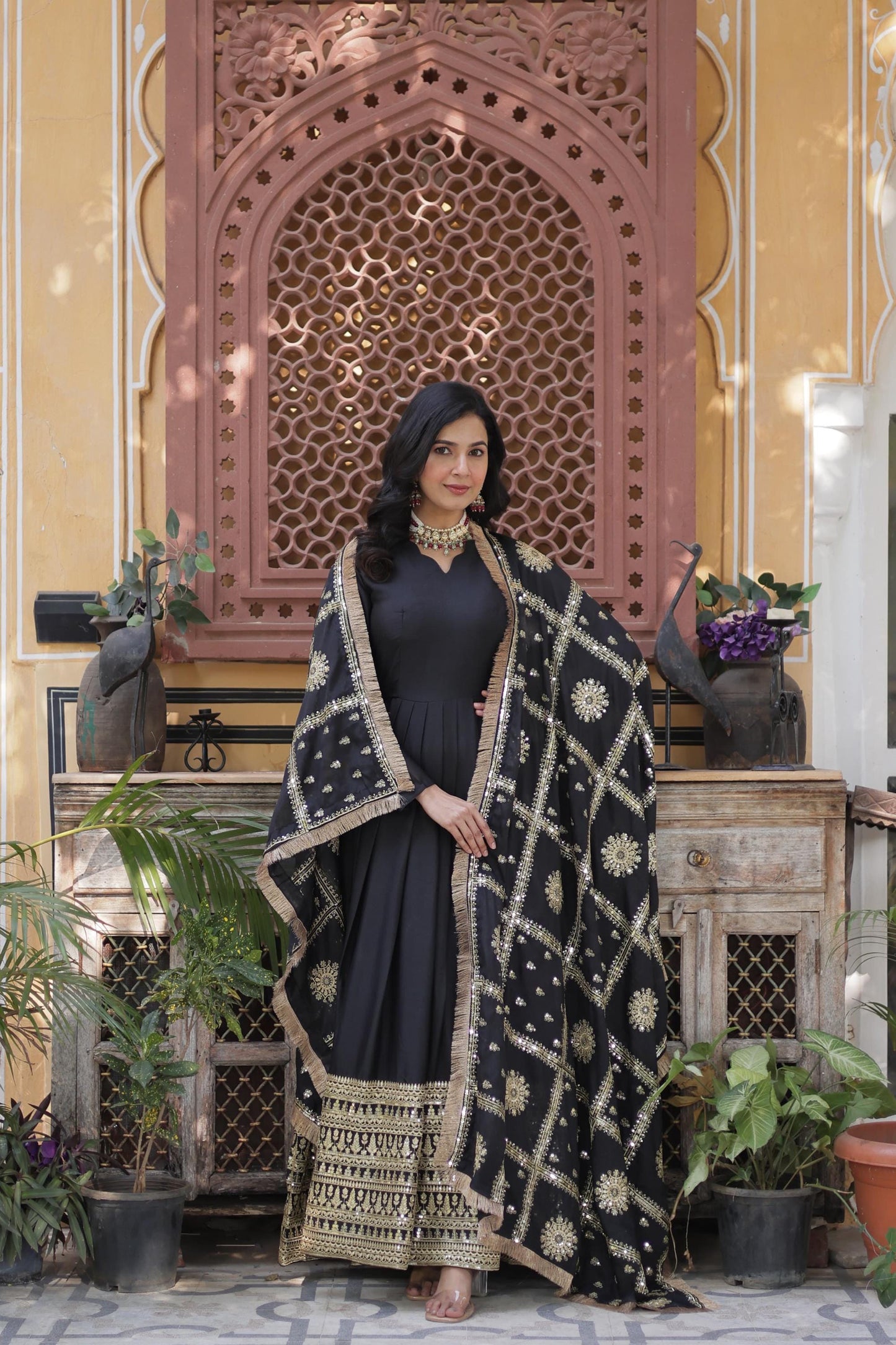 Regal Georgette Set