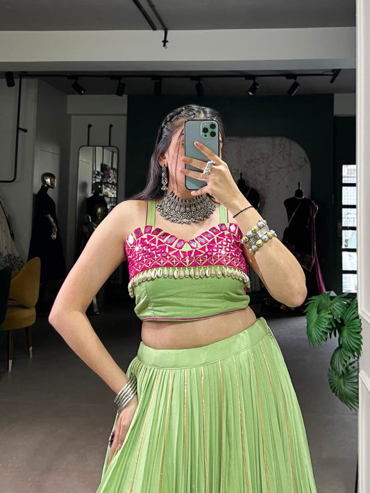 Garba Shine Lehenga